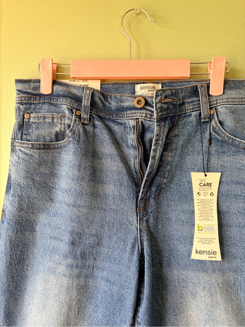 Kensie NWT High-Rise Straight-Leg Jeans | The Mila | Size 10/30 - Picture 3 of 6